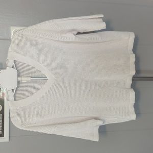 White cabi oversized sweater